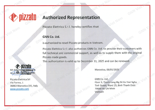 Đại lý Pizzato Vietnam
